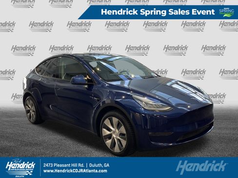 Used 2021 Tesla Model Y Long Range AWD/4WD image 1