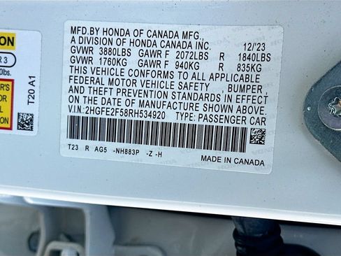 Used 2024 Honda Civic Sport image 29
