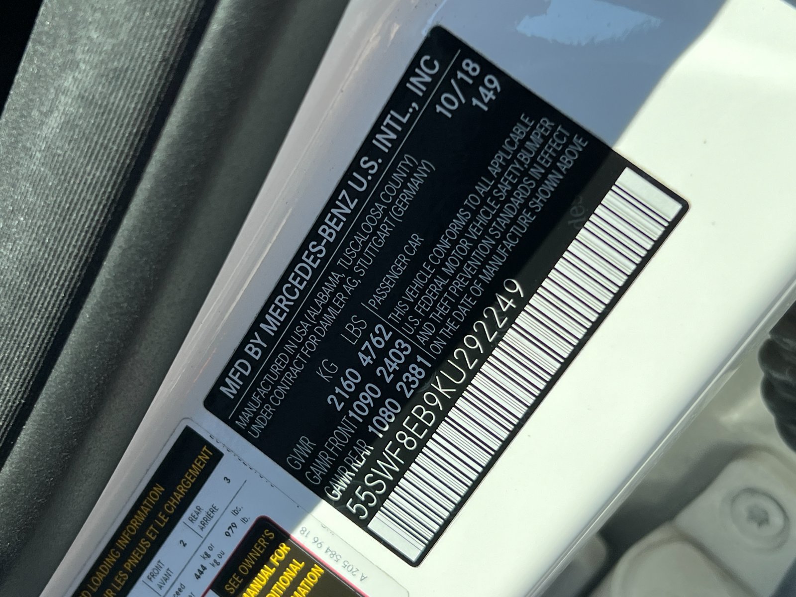 Certified 2019 Mercedes-Benz C 300 4MATIC Sedan image 26