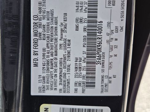 Used 2020 Ford Fusion Titanium FWD image 13
