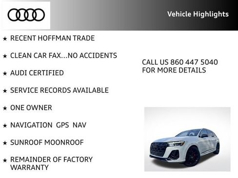 Certified 2025 Audi SQ7 Prestige AWD/4WD image 9