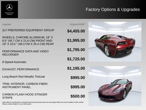 Used 2016 Chevrolet Corvette Stingray Coupe w/ 2LT Preferred Equipment Group RWD image 5