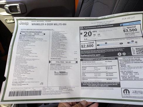 New 2025 Jeep Wrangler Willys image 19