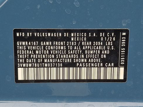 New 2026 Volkswagen Jetta Sport image 11