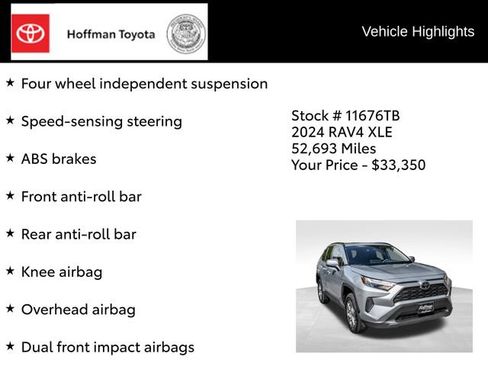 Certified 2024 Toyota RAV4 XLE AWD/4WD image 22