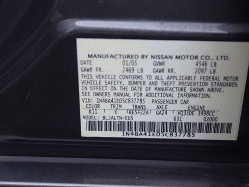 Used 2005 Nissan Maxima 3.5 SE image 29