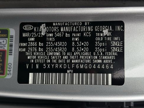 Used 2021 Kia Sorento SX image 35