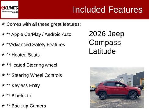 New 2026 Jeep Compass Latitude image 4