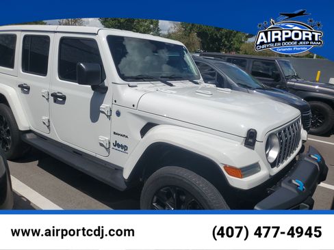 Used 2024 Jeep Wrangler Unlimited Sahara w/ Safety Group AWD/4WD image 1