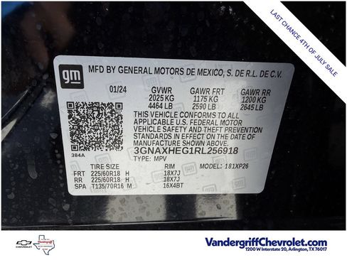 Used 2024 Chevrolet Equinox LS w/ Midnight Edition FWD image 31