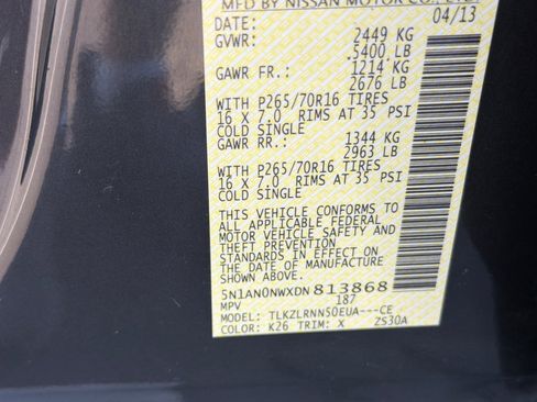 Used 2013 Nissan Xterra S AWD/4WD image 22