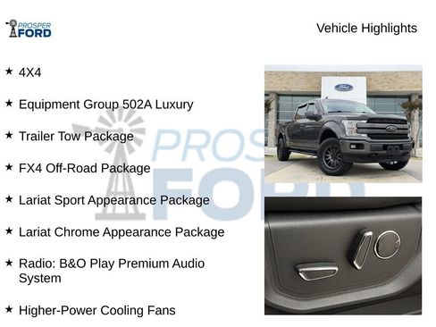 Used 2018 Ford F150 Lariat w/ Equipment Group 502A Luxury AWD/4WD image 4