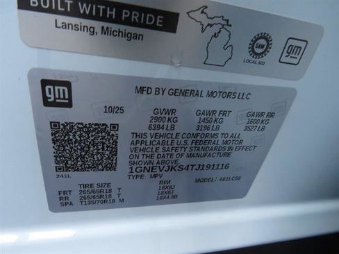 New 2026 Chevrolet Traverse Z71 w/ Enhanced Driving Package image 18