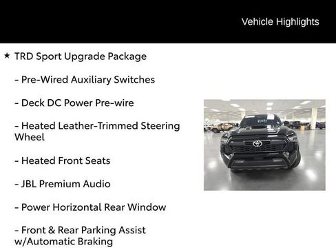 Certified 2024 Toyota Tacoma TRD Sport w/ TRD Sport Upgrade Package AWD/4WD image 7