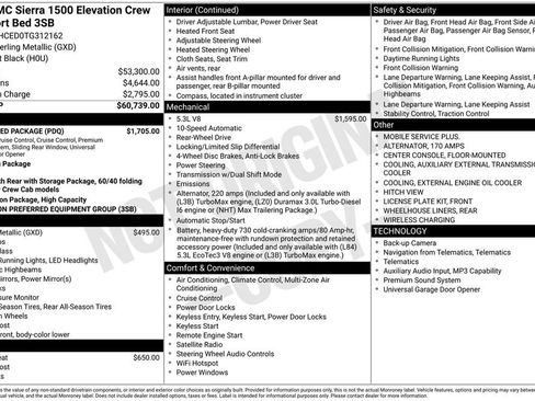 New 2026 GMC Sierra 1500 Elevation w/ Preferred Package RWD image 16