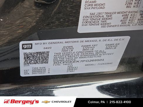 Certified 2023 Chevrolet Silverado 1500 LT AWD/4WD image 29