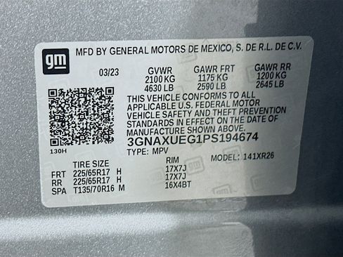 Used 2023 Chevrolet Equinox LT AWD/4WD image 12