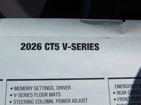 New 2026 Cadillac CT5 V RWD image 9