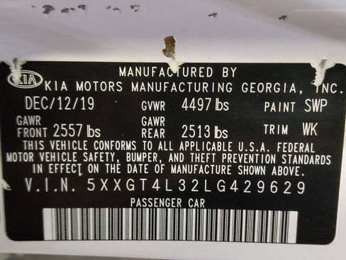 Used 2020 Kia Optima S image 33