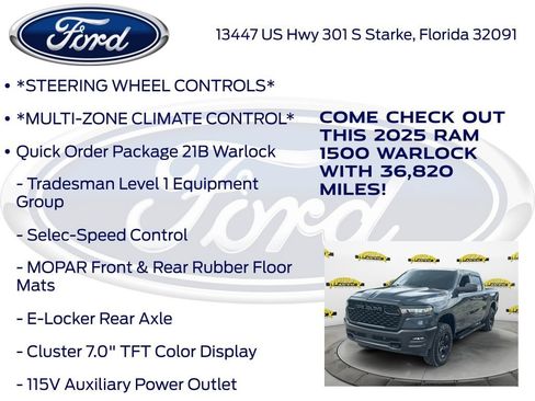 Used 2025 RAM 1500 Warlock AWD/4WD image 17