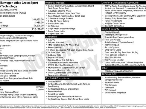 Used 2022 Volkswagen Atlas Cross Sport SE image 41