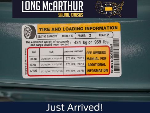 Certified 2023 Ford Bronco 2-Door w/ Sasquatch Package image 46