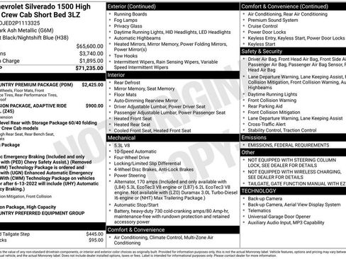 Used 2023 Chevrolet Silverado 1500 High Country w/ High Country Premium Package image 3