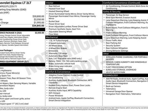Used 2026 Chevrolet Equinox LT w/ Convenience Package II AWD/4WD image 34