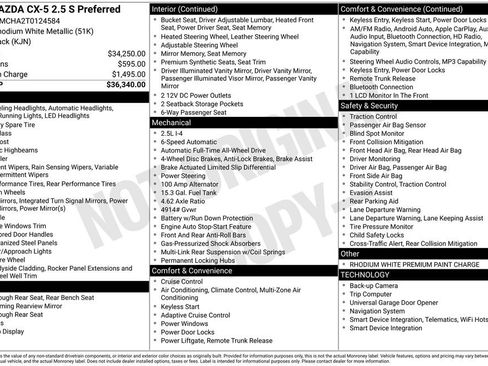 New 2026 MAZDA CX-5 Preferred image 4