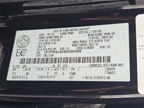 Certified 2025 Ford F150 XLT w/ Equipment Group 301A Standard image 30