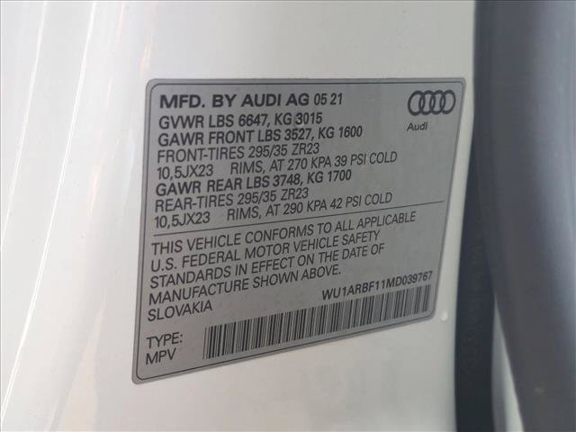 Used 2021 Audi RS Q8 w/ Luxury Package AWD/4WD image 25
