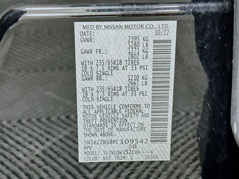 Used 2023 Nissan Murano SV image 12