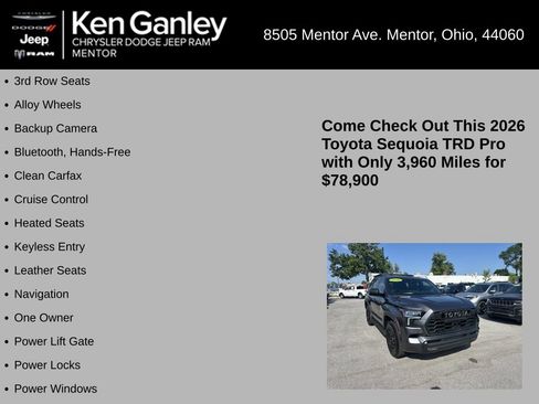 Used 2026 Toyota Sequoia TRD Pro AWD/4WD image 5