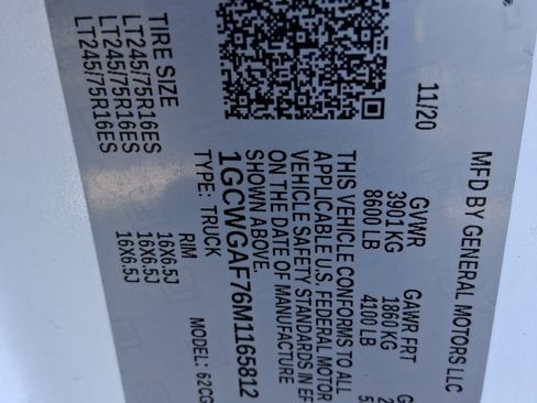 Used 2021 Chevrolet Express 2500 w/ Driver Convenience Package image 20