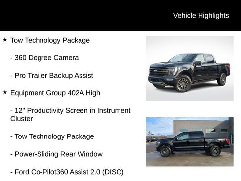 Used 2022 Ford F150 Tremor w/ Equipment Group 402A High image 6