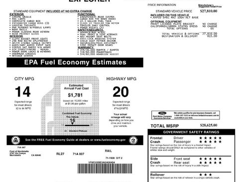 Used 2010 Ford Explorer Sport Trac XLT image 3