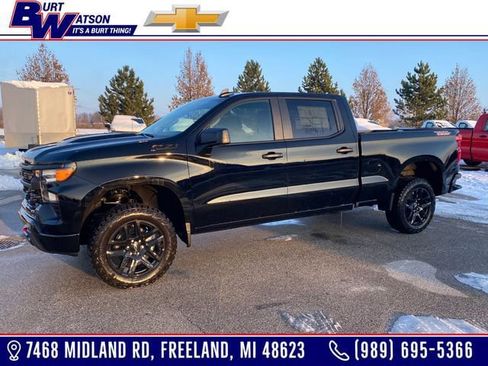 New 2026 Chevrolet Silverado 1500 Custom Trail Boss w/ LPO, Dark Essentials Package image 1