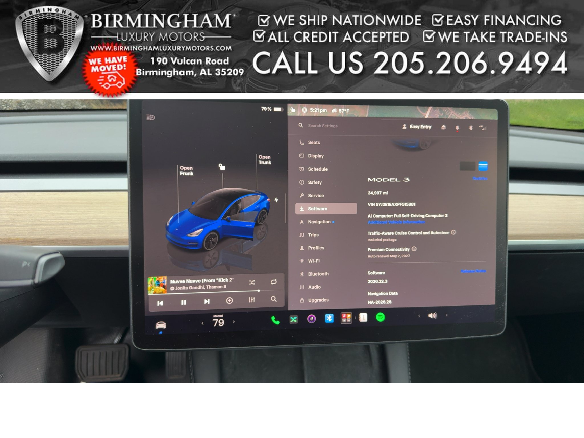 Used 2023 Tesla Model 3 Standard Range RWD image 2