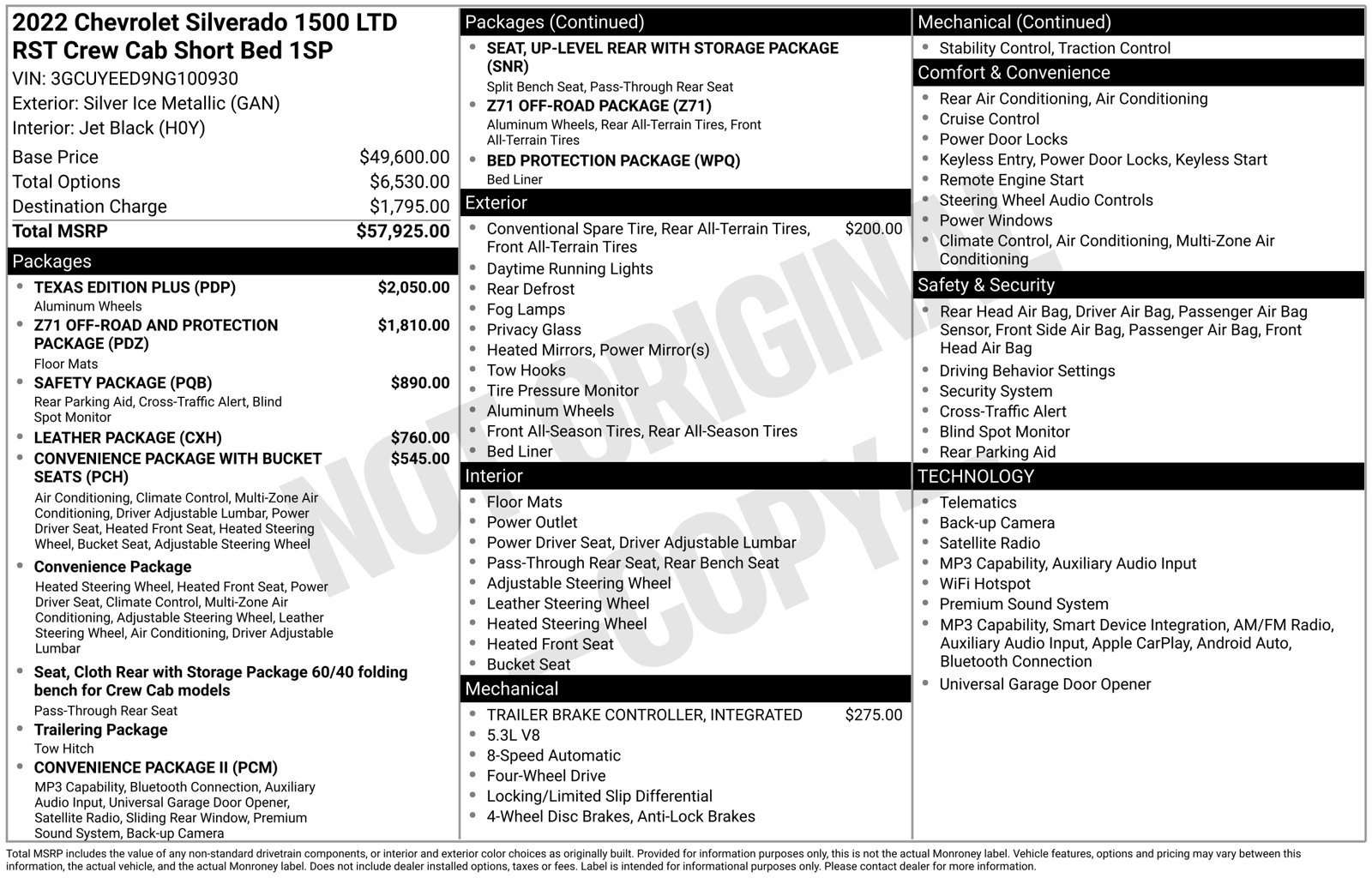 Used 2022 Chevrolet Silverado 1500 RST w/ Texas Edition Plus AWD/4WD image 34