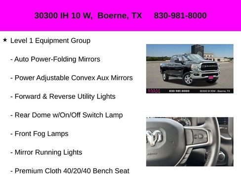Used 2024 RAM 2500 Big Horn w/ Bed Utility Group AWD/4WD image 30