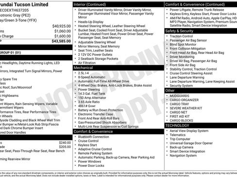 New 2026 Hyundai Tucson Limited AWD/4WD image 31