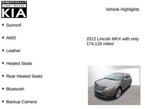 Used 2012 Lincoln MKX AWD image 7