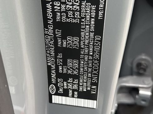 Certified 2024 Hyundai Santa Cruz Night AWD/4WD image 29