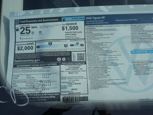 New 2026 Volkswagen Tiguan SE image 4