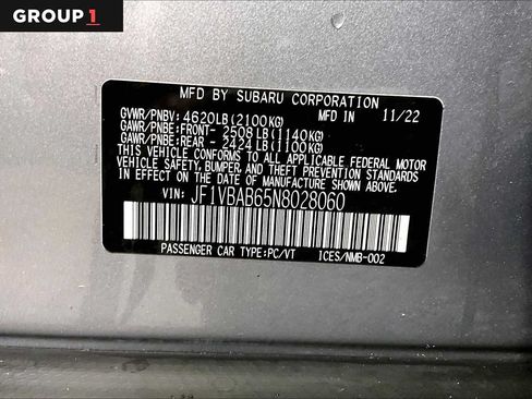 Used 2022 Subaru WRX AWD/4WD image 34