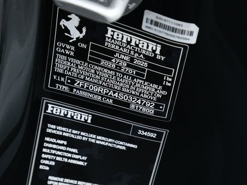 Certified 2025 Ferrari Roma Spider RWD image 46