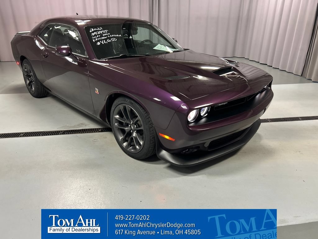 Used 2022 Dodge Challenger R/T Scat Pack w/ Scat Pack Stripe RWD 360° Tour