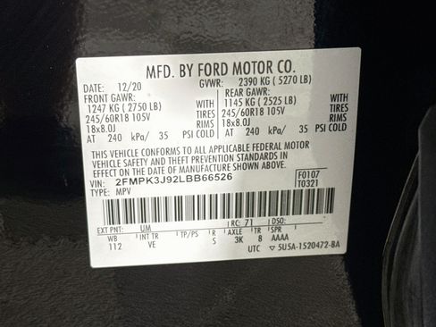 Used 2020 Ford Edge SEL w/ Convenience Package FWD image 40