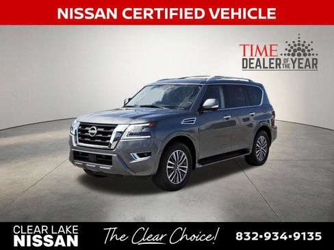 Certified 2024 Nissan Armada SL w/ Captain's Chairs Package RWD image 4