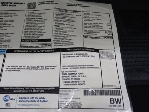 Used 2015 Chevrolet Corvette Stingray Convertible w/ 3LT Preferred Equipment Group image 29